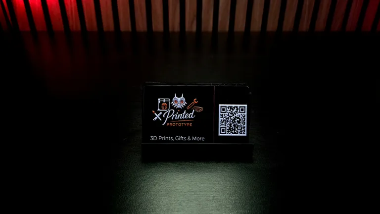 Business card & stand