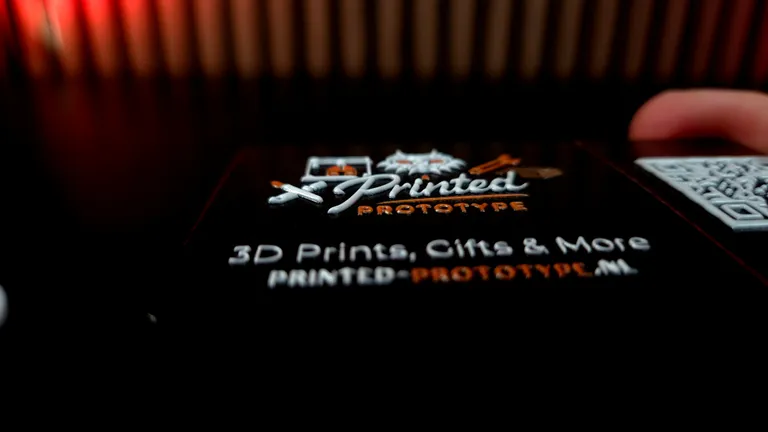 Business card & stand