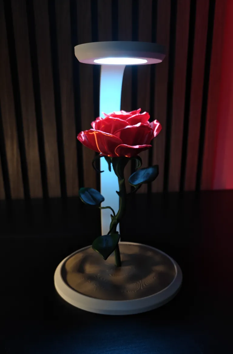 Rose lamp